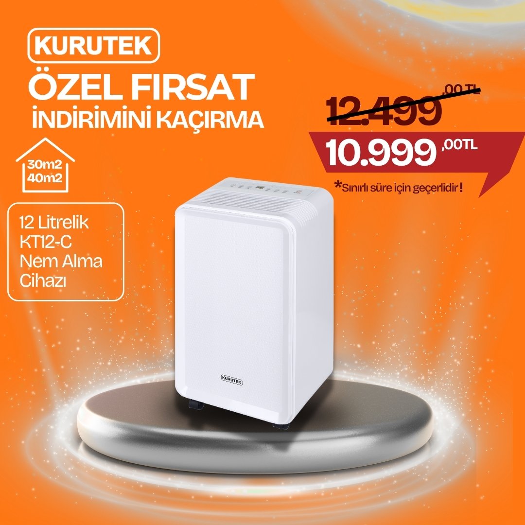 KT12C Nem Alma ve Hava Temizleme Cihazı